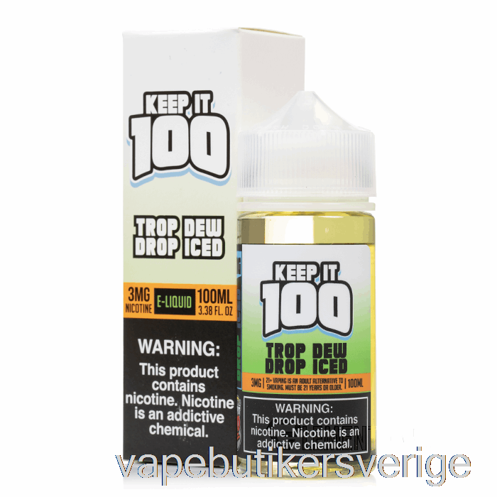 Vape Sverige Iced Trop Daggdroppe - Behåll Det 100 - 100ml 6mg